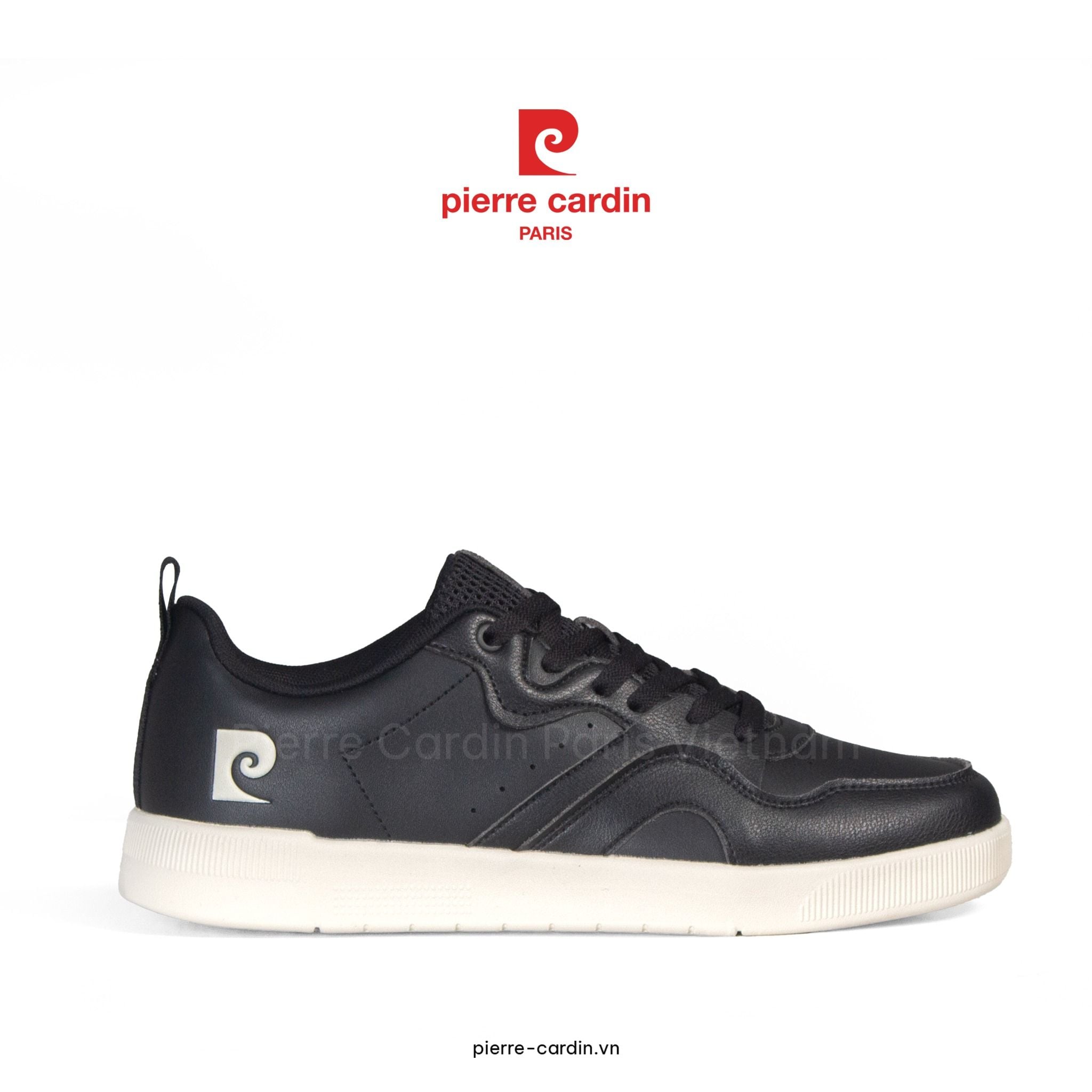Pierre Cardin Paris Vietnam: Giày Thể Thao Nam Pierre Cardin - PCMFWSH 911 (BLACK & WHITE)