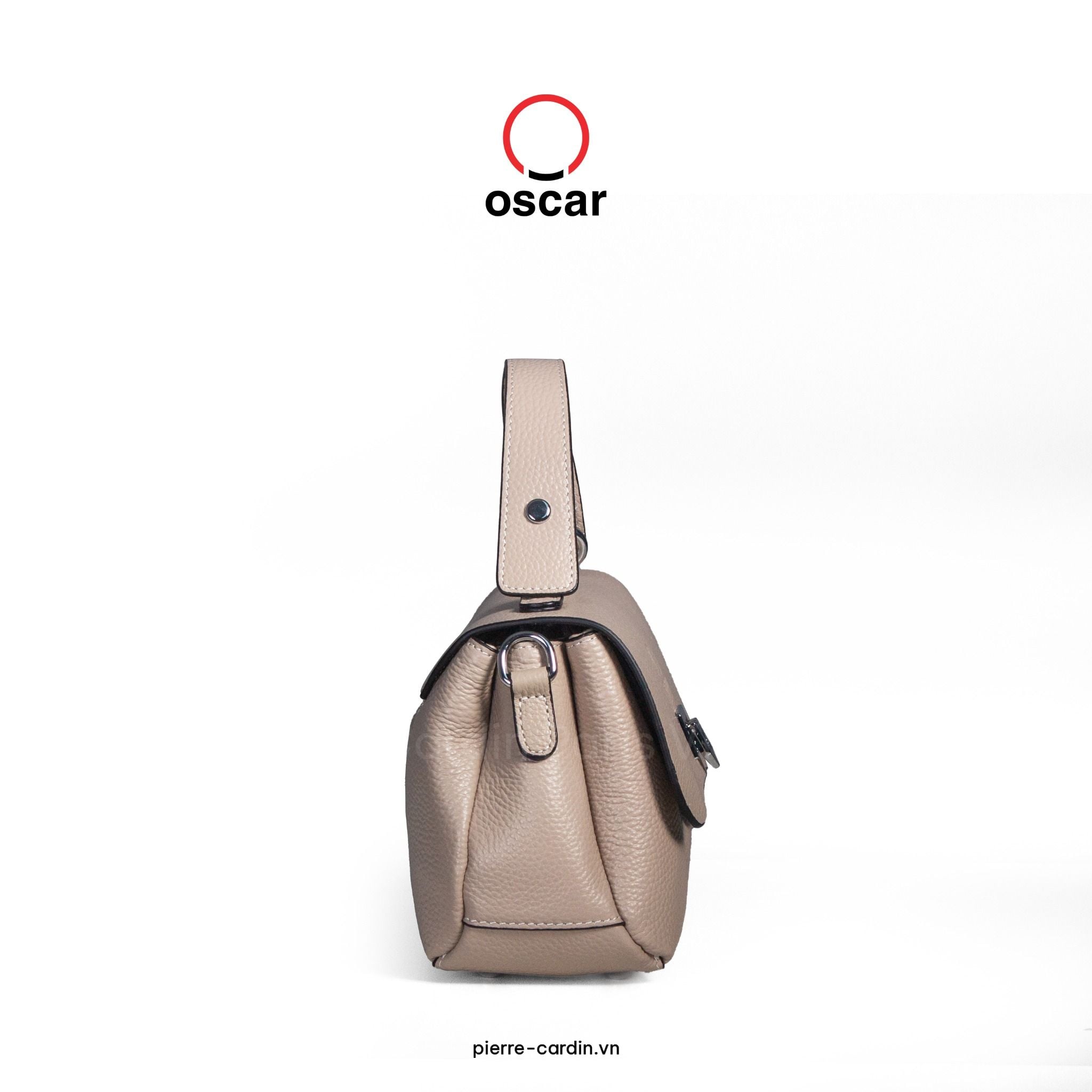 Pierre Cardin Paris Vietnam: Túi Xách Nữ Da Thật Oscar Fashion - OCWHBLH 089 (CREAM)