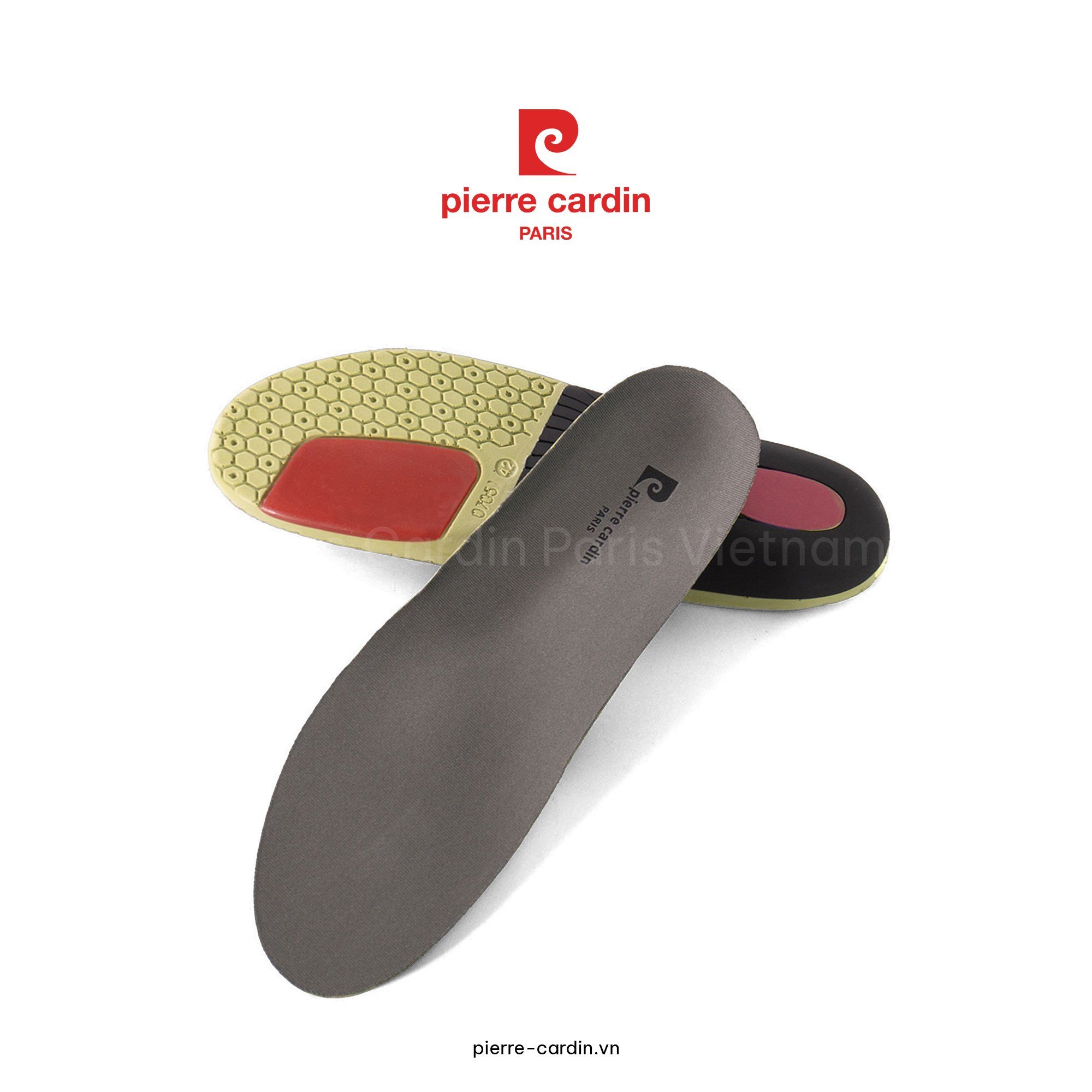 Pierre Cardin Paris Vietnam: [FEATHER STEP] Lót Giày Sức Khỏe Cao Cấp Pierre Cardin - PCAISSH001GRY (Sải Bước Nhẹ Nhàng)
