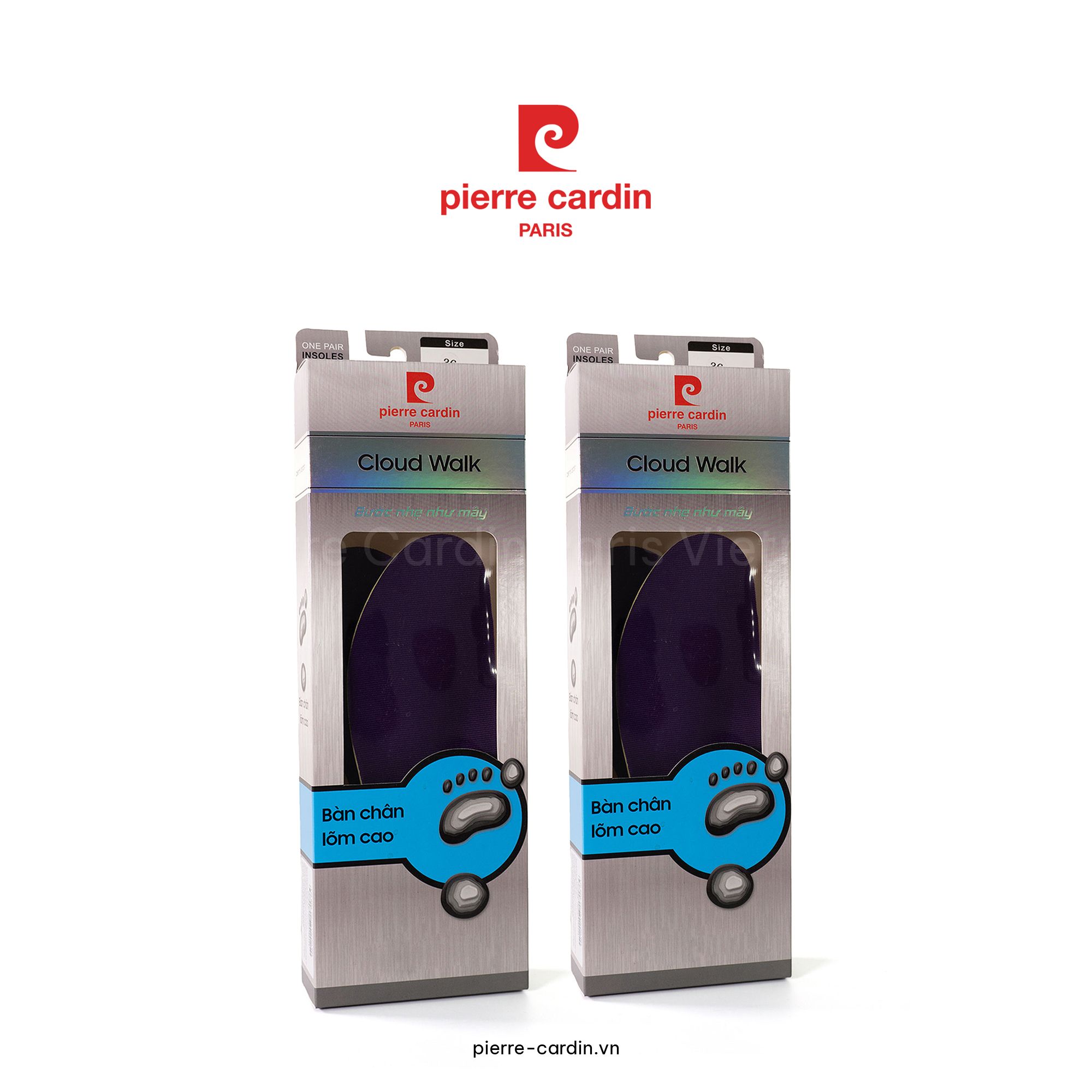 Pierre Cardin Paris Vietnam: Lót Giày Sức Khỏe Cao Cấp Pierre Cardin - PCAISSH002PUR (Đi Nhẹ Như Mây)