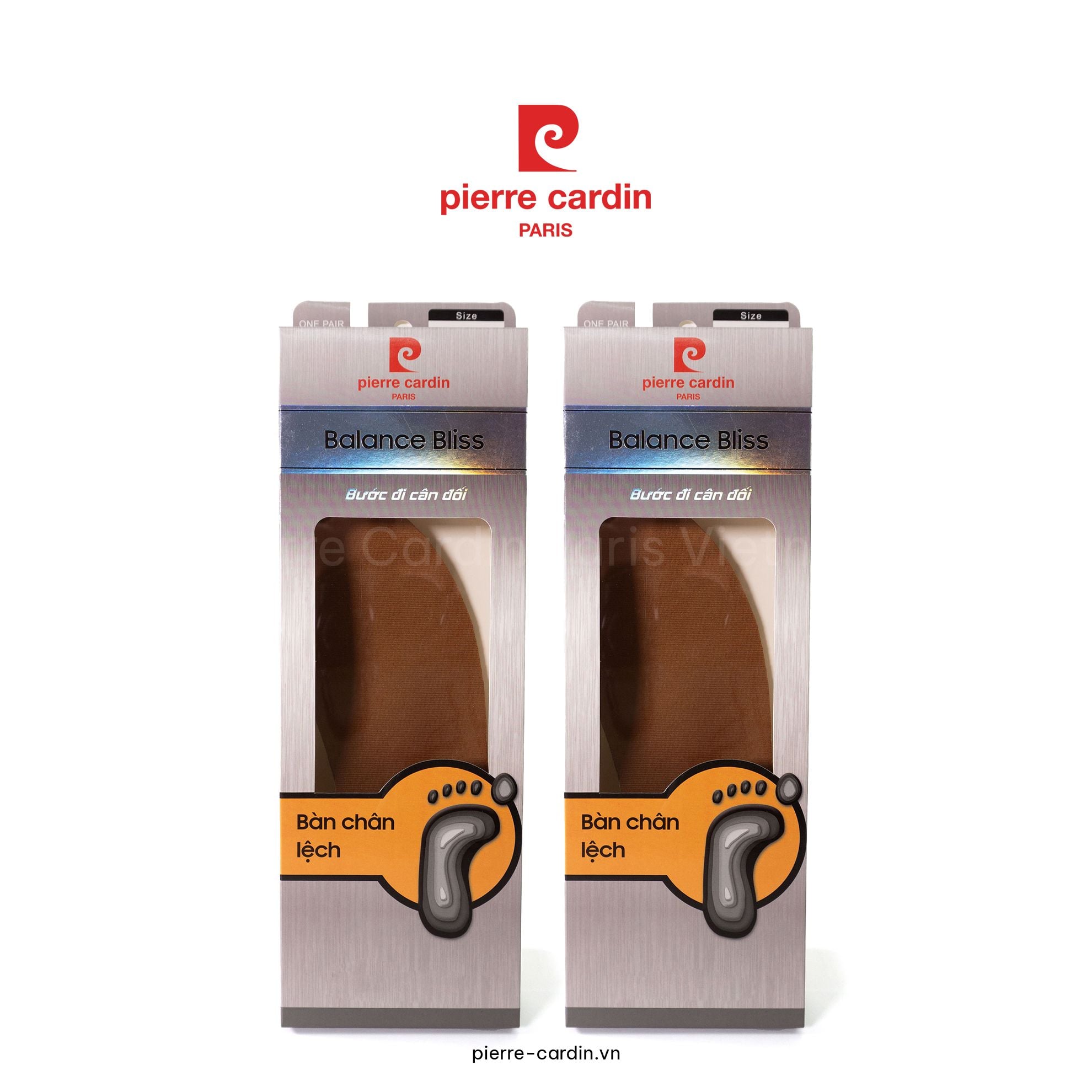 Pierre Cardin Paris Vietnam: Lót Giày Sức Khỏe Cao Cấp Pierre Cardin - PCAISSH004BRW (Bước Đi Cân Đối)