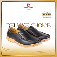 Giày Mọi Da Bò Nappa Cao Cấp Pierre Cardin - PCMFWLH 773 (BLACK)