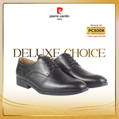 Giày Derby Họa Tiết Đục Lỗ Pierre Cardin - PCMFWLH 770 (BLACK)