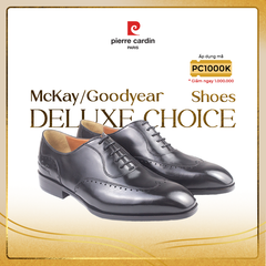 Giày Brogue Oxford Cao Cấp Pierre Cardin - PCMFWLH 364 (BLACK)