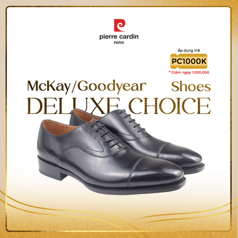 Giày Oxford Đế Da Thượng Hạng Pierre Cardin - PCMFWLH 372 (BROWN)