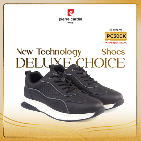 Giày Thể Thao Nam Cao Cấp Pierre Cardin - PCMFWLH 913 (BLACK)