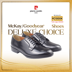 Giày Derby Cao Cấp Da Bò Ý Pierre Cardin - PCMFWLH 366 (BLACK)