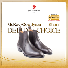 Bốt Cổ Cao Đế Da Pierre Cardin - PCMFWLH 368 (BLACK)