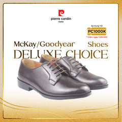 Giày Derby Cao Cấp Da Bò Ý Pierre Cardin - PCMFWLH 366 (BLACK)