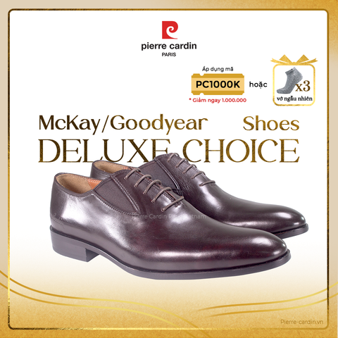 Giày Tây Cao Cấp Đế Da Pierre Cardin - PCMFWLH 351 (BLACK)