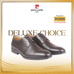 Giày Derby Họa Tiết Đục Lỗ Pierre Cardin - PCMFWLH 770 (BLACK)