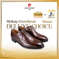Giày Classic Oxford Đế Da Pierre Cardin - PCMFWLG 355