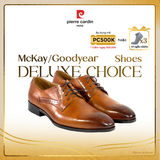 Giày Brogue Derby Đế Da Pierre Cardin - PCMFWLG 349