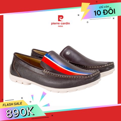 Giày Mọi Nam Pierre Cardin - PCMFWLF 513 (France Symbols) (BROWN)