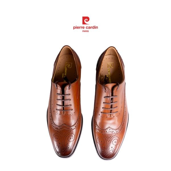 [ROYAL] Giày Brogue Oxford Đế Da Pierre Cardin - PCMFWLG 357