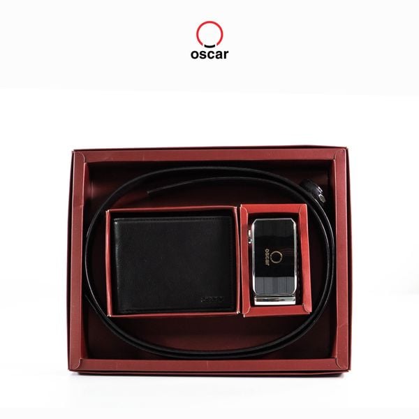 [BỘ COMBO] Thắt Lưng & Ví Thương Hiệu Oscar Fashion - OCMBLAG 117