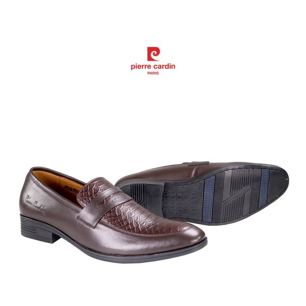Giày Penny Loafer Vân Cá Sấu Pierre Cardin - PCMFWLG 723