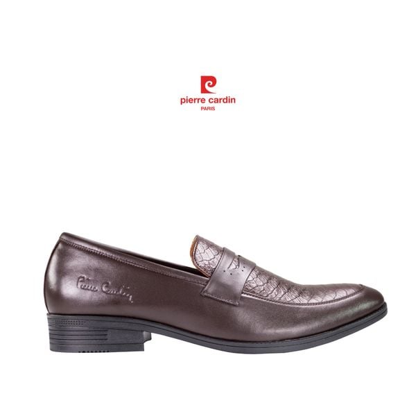 Giày Penny Loafer Vân Cá Sấu Pierre Cardin - PCMFWLG 723