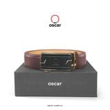 Thắt Lưng Da Bò Saffiano Oscar Fashion - OCMBLAI 049