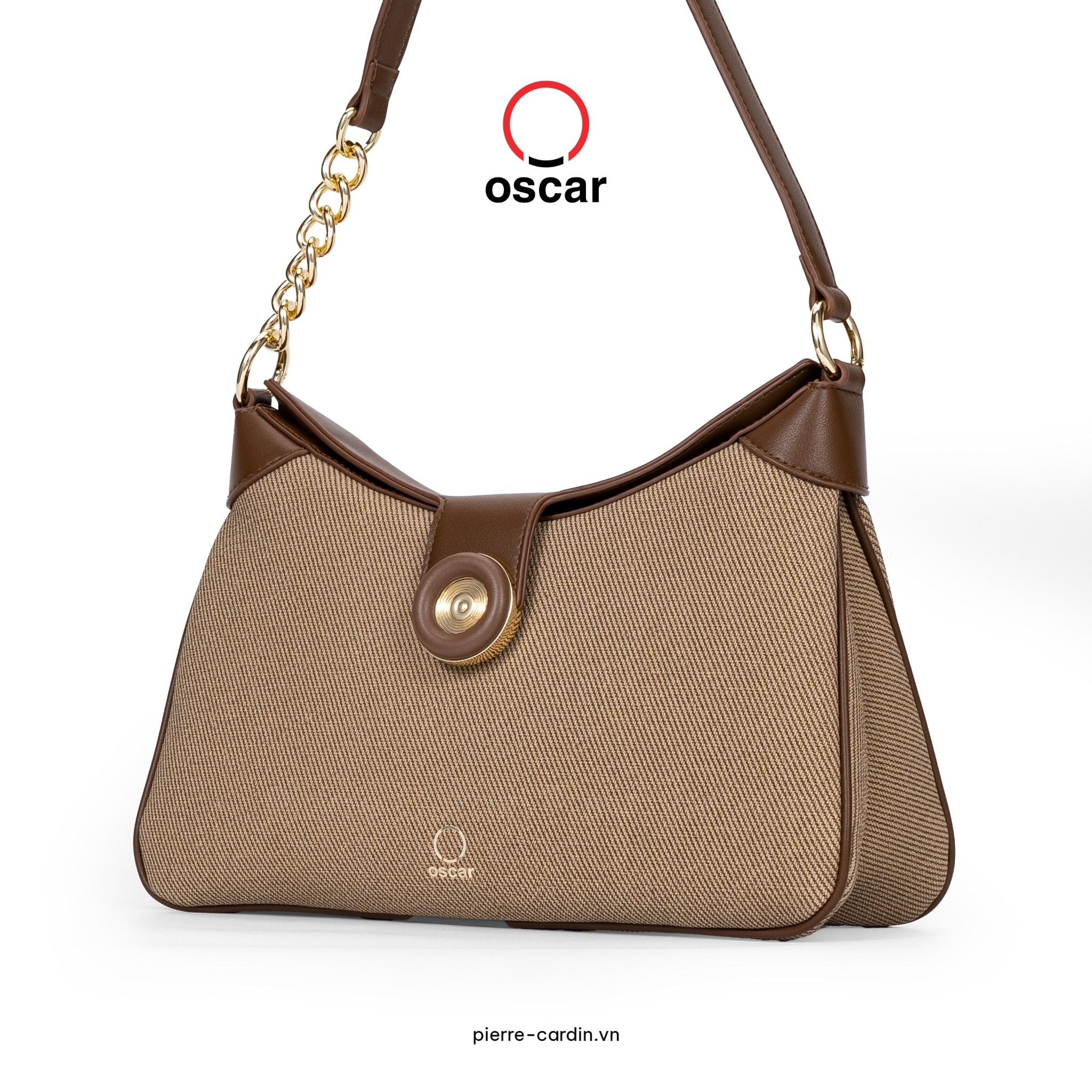 Pierre Cadin Paris Vietnam: Túi Xách Nữ Công Sở Hiện Đại Oscar Fashion - OCWHBSI 099 (BROWN)