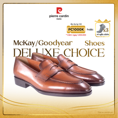 Giày Penny Loafer Đế Da Pierre Cardin - PCMFWLH 361 (GOLD)