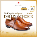 [ROYAL] Giày Classic Oxford Đế Da Pierre Cardin - PCMFWLG 355