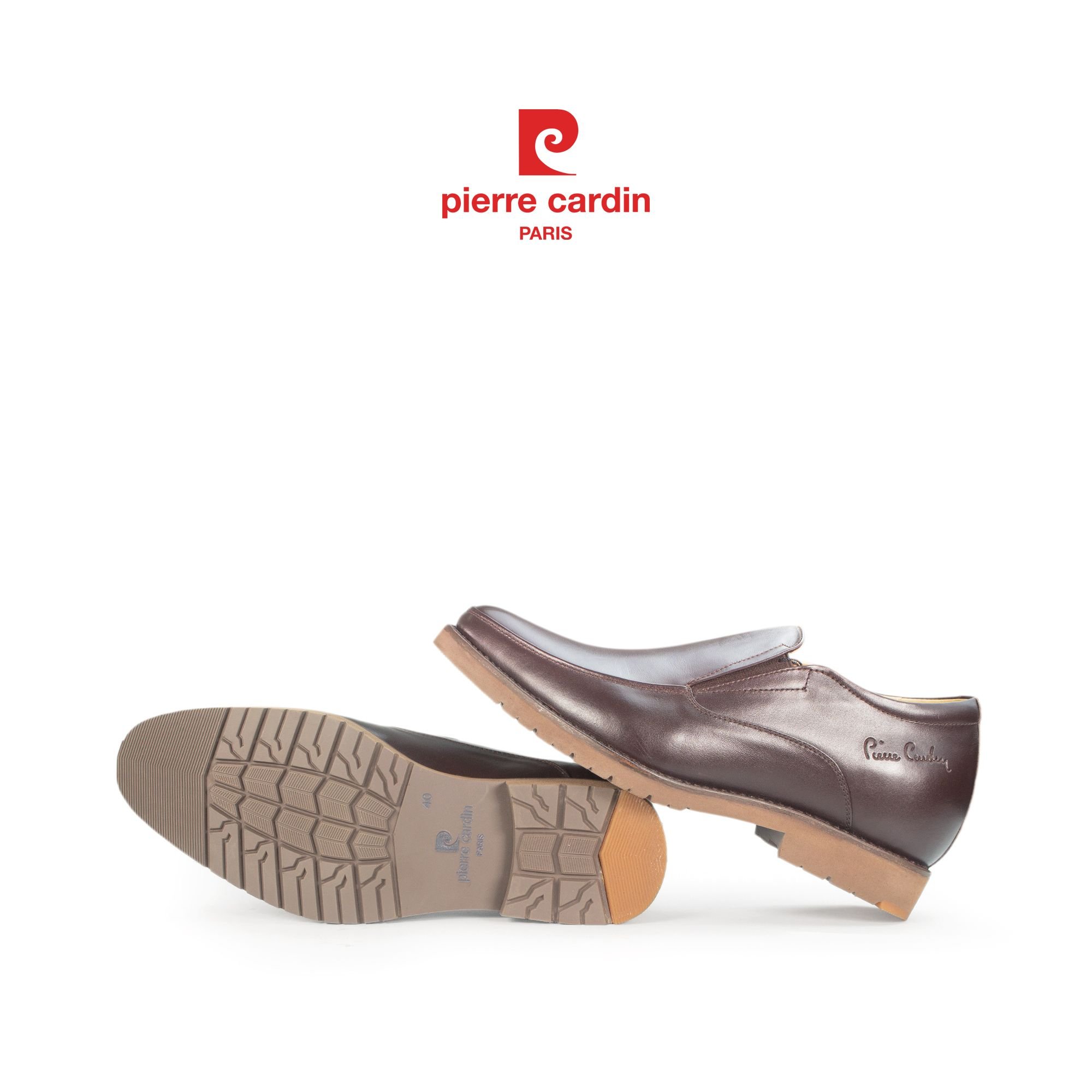 Pierre Cardin Paris Vietnam: Giày Tăng Chiều Cao Pierre Cardin (+7cm) - PCMFWLE 335 (BROWN)