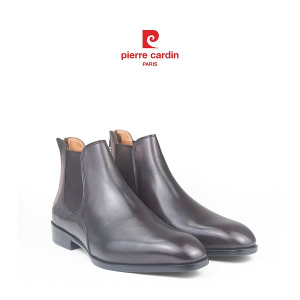 [SUPREME] Bốt Cổ Trung Cao Cấp Da Bò Ý Pierre Cardin - PCMFWLH 371