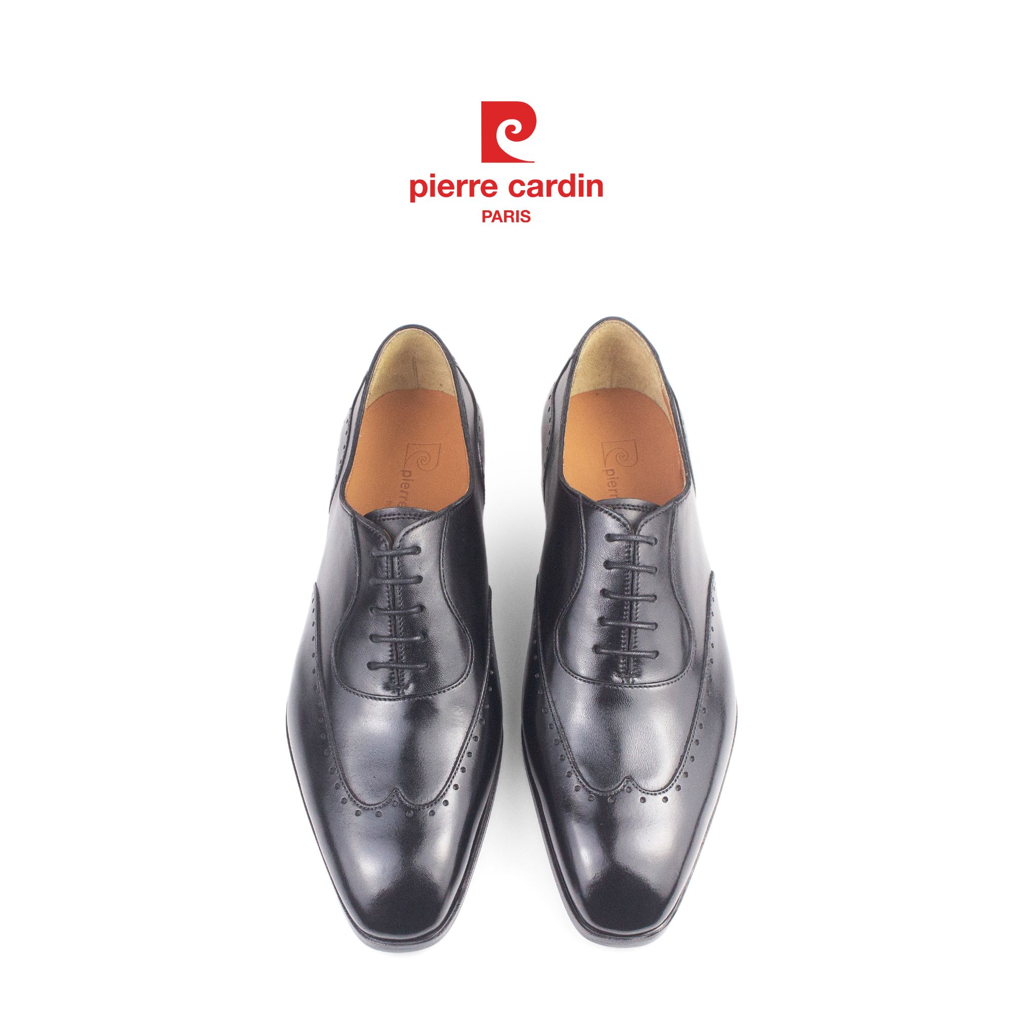 Pierre Cadin Paris Vietnam: Giày Brogue Oxford Cao Cấp Pierre Cardin - PCMFWLH 364 (BLACK)