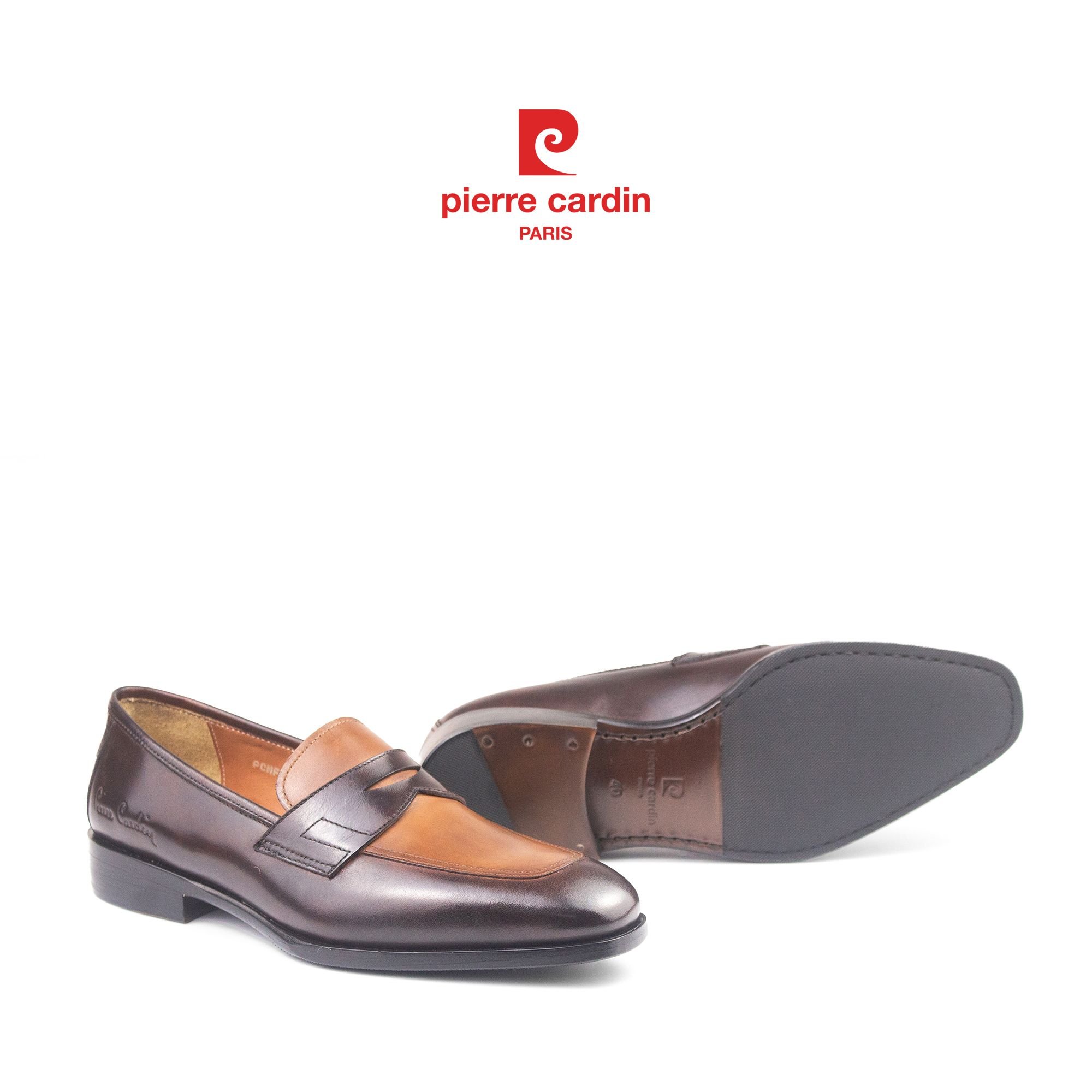 Pierre Cadin Paris Vietnam: Giày Penny Loafer Phiên Bản Độc Quyền Pierre Cardin - PCMFWLH 370 (BROWN)