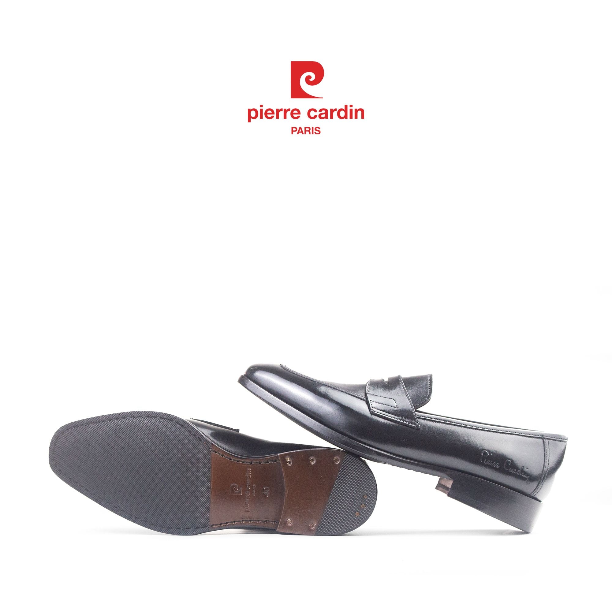 Pierre Cadin Paris Vietnam: Giày Penny Loafer Thượng Hạng Pierre Cardin - PCMFWLH 370 (BLACK)