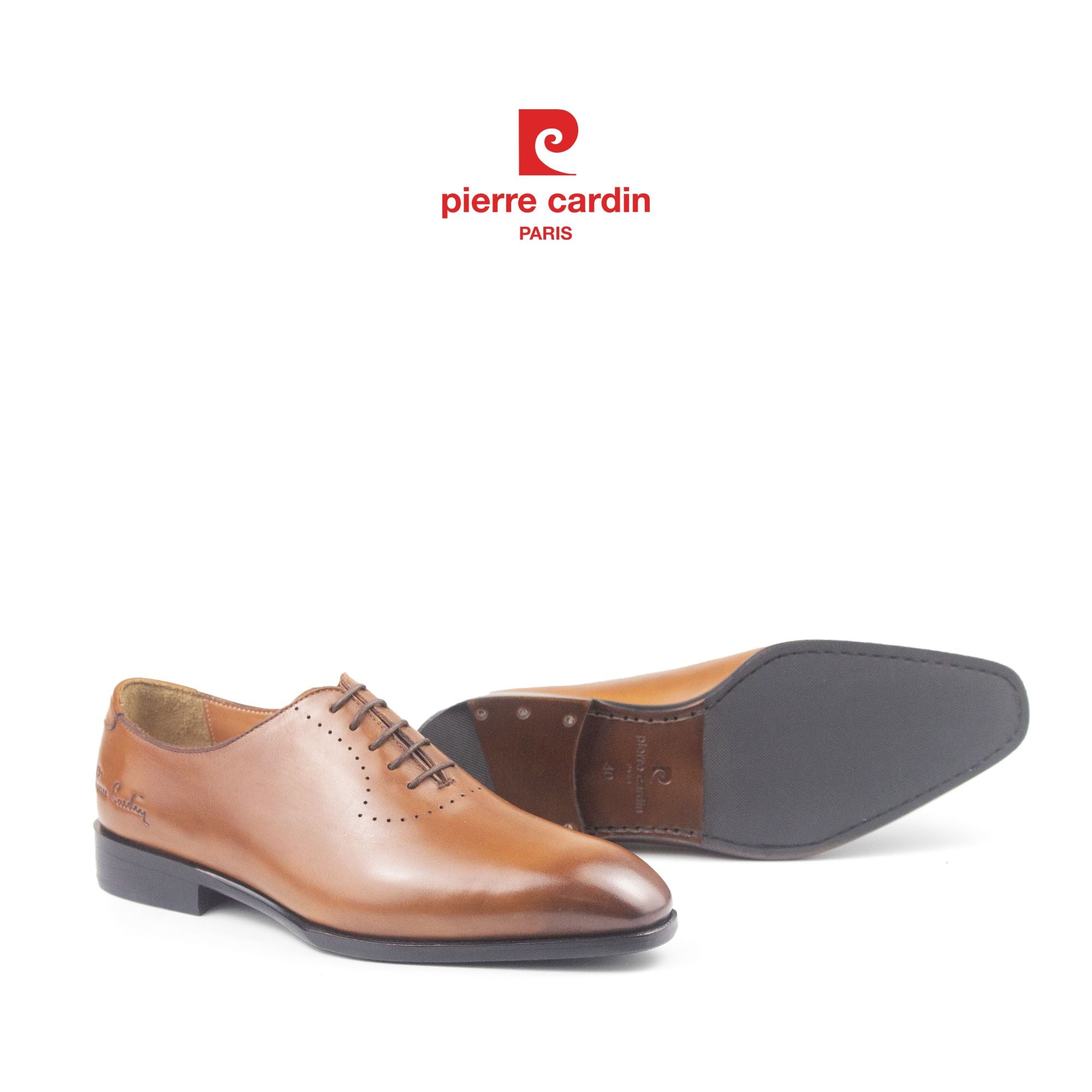Pierre Cardin Paris Vietnam: Giày Wholecut Oxford Da Bò Ý Pierre Cardin - PCMFWLH 365