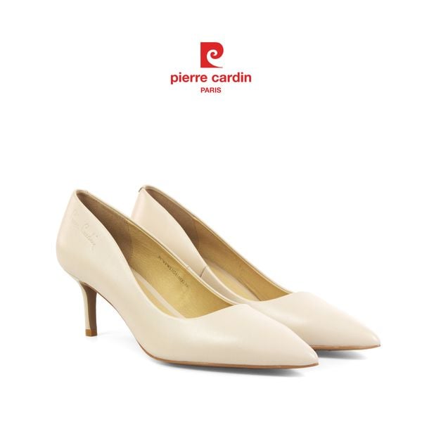 Giày Nữ Cao Gót Mũi Nhọn Da Thật Pierre Cardin - PCWFWLH 241 (+6cm)