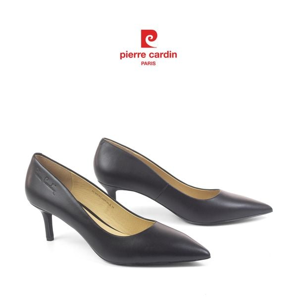 Giày Nữ Cao Gót Mũi Nhọn Da Thật Pierre Cardin - PCWFWLH 241 (+6cm)