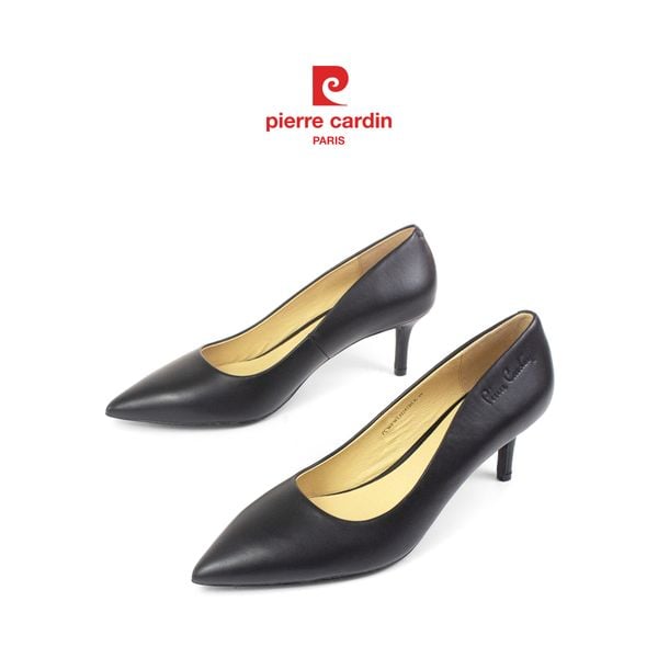 Giày Nữ Cao Gót Mũi Nhọn Da Thật Pierre Cardin - PCWFWLH 241 (+6cm)