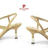 Sandal Cao Gót Mũi Vuông Da Thật Pierre Cardin - PCWFWLH 242 (+6cm)