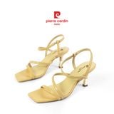 Sandal Cao Gót Mũi Vuông Da Thật Pierre Cardin - PCWFWLH 242 (+6cm)