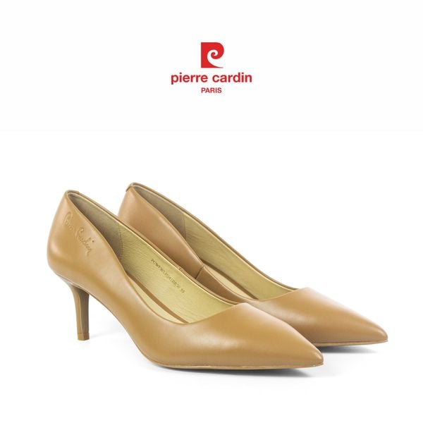 Giày Nữ Cao Gót Mũi Nhọn Da Thật Pierre Cardin - PCWFWLH 241 (+6cm)