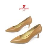 Giày Nữ Cao Gót Mũi Nhọn Da Thật Pierre Cardin - PCWFWLH 241 (+6cm)