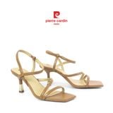 Sandal Cao Gót Mũi Vuông Da Thật Pierre Cardin - PCWFWLH 242 (+6cm)