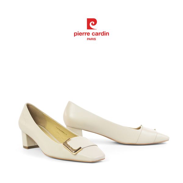 [RE-NEW] Giày Nữ Cao Gót Da Thật Pierre Cardin - PCWFWLH 240 (+4,5cm)