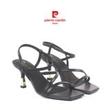 Sandal Cao Gót Mũi Vuông Da Thật Pierre Cardin - PCWFWLH 242 (+6cm)