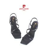 Sandal Cao Gót Mũi Vuông Da Thật Pierre Cardin - PCMFWLH 242 (+6cm)