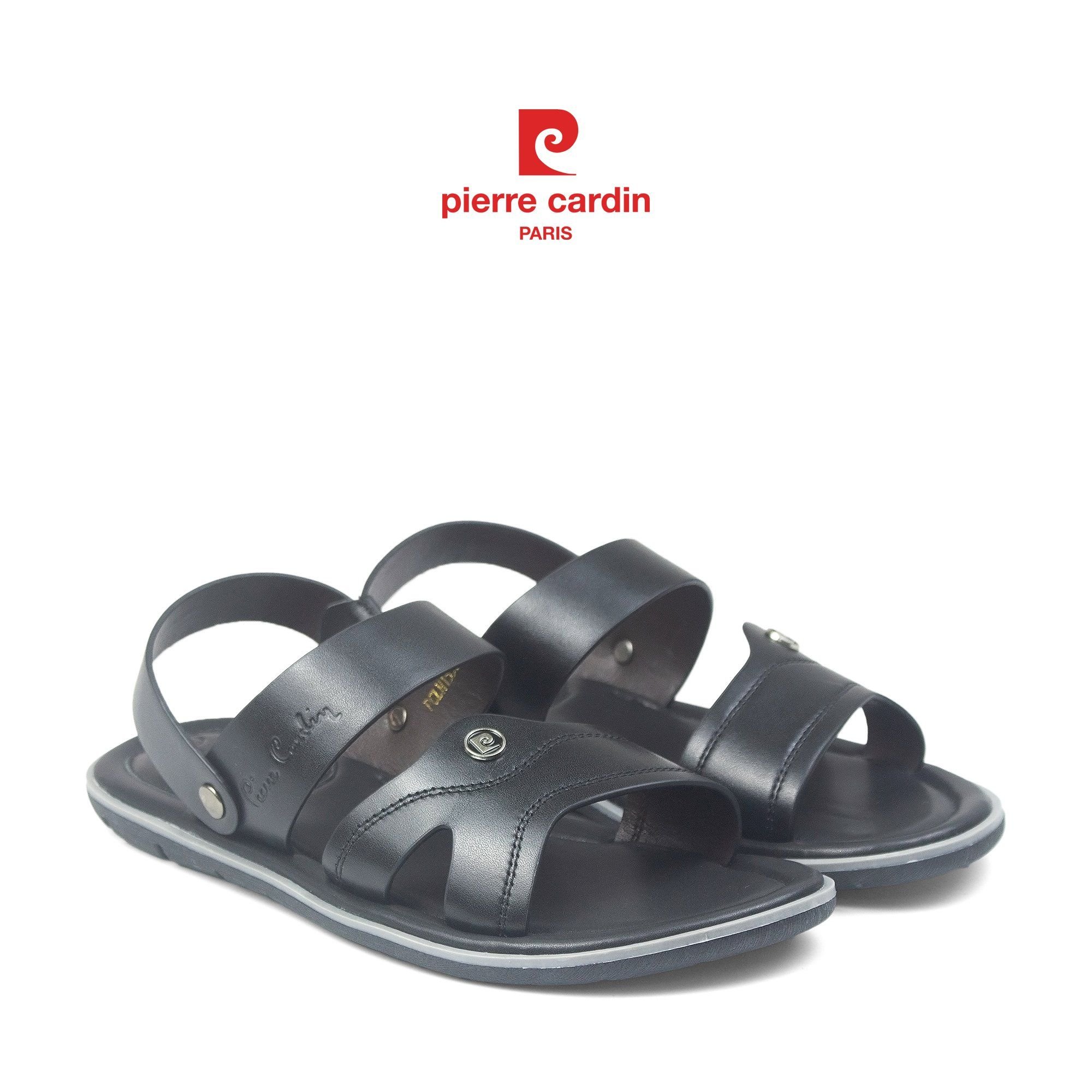 Pierre Cardin Paris Vietnam: Sandals Phiên Bản Cải Tiến Pierre Cardin - PCMFWLH 155 (BLACK)