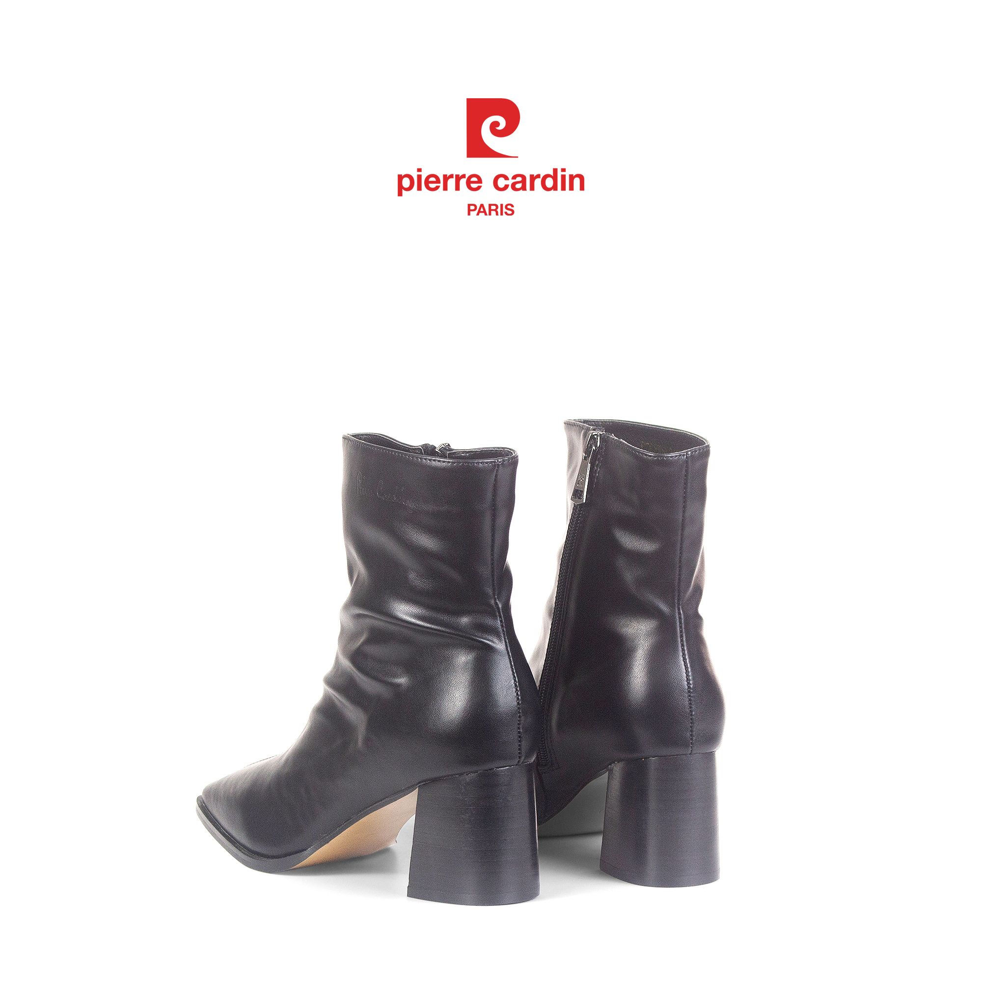 Pierre Cadin Paris Vietnam: Giày Boots Nữ Cổ Trung Pierre Cardin - PCWFWMH 248 (BLACK)