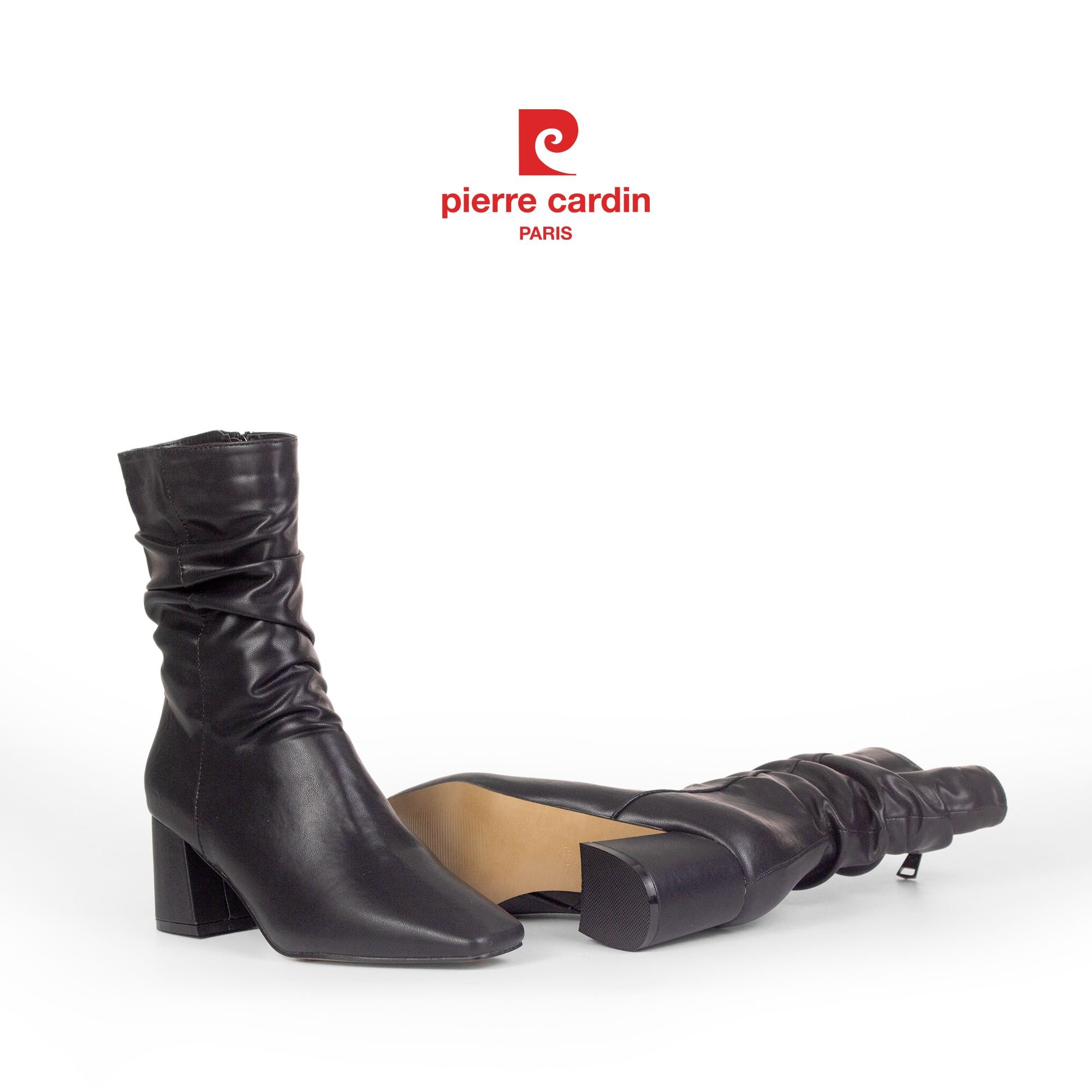 Pierre Cadin Paris Vietnam: Giày Boots Nữ Cổ Cao Pierre Cardin - PCWFWMH 246 (BLACK)