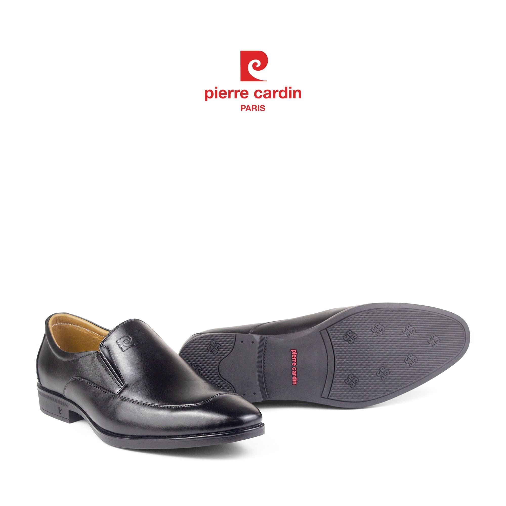 Pierre Cardin Paris Vietnam: Giày Lười Da Bò Nappa Cao Cấp Pierre Cardin - PCMFWLH 776 (BLACK)