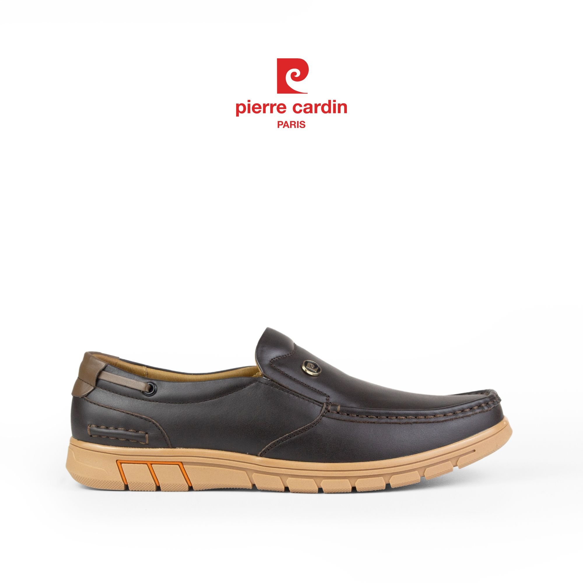 Pierre Cadin Paris Vietnam: Giày Mọi Da Bò Nappa Cao Cấp Pierre Cardin - PCMFWLH 773 (BROWN)