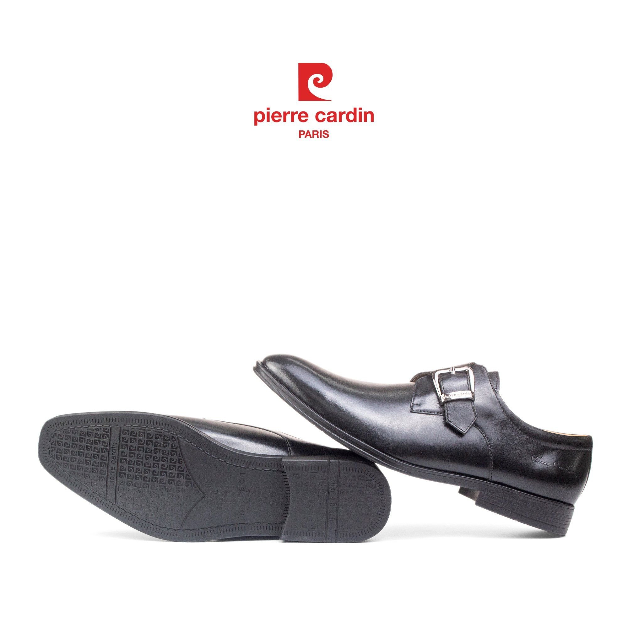 Pierre Cadin Paris Vietnam: GGiày Single Monkstrap Cao Cấp Pierre Cardin - PCMFWLI 778 (BLACK)