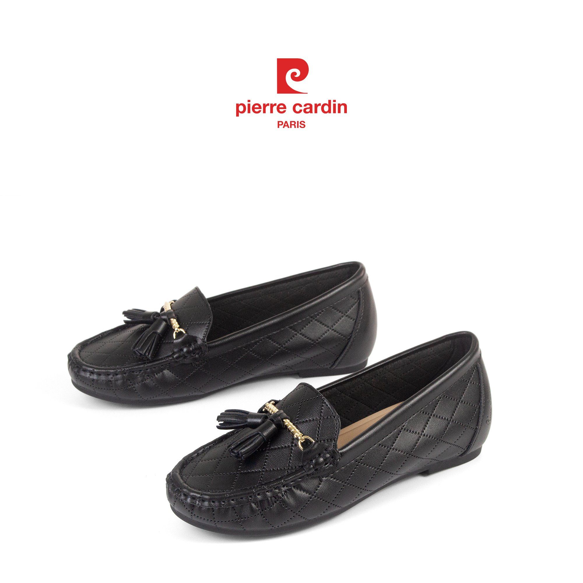 Pierre Cadin Paris Vietnam: Giày Búp Bê Họa Tiết Tassel Pierre Cardin - PCWFWSH 255 (BLACK)